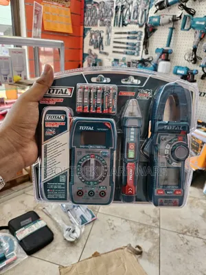 Total 3pc Electrical Test Kit Multimeter Voltage Detector