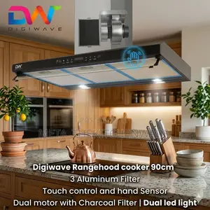 Digiwave Rangehood Cooker 90cm Touch Control and Handsensor