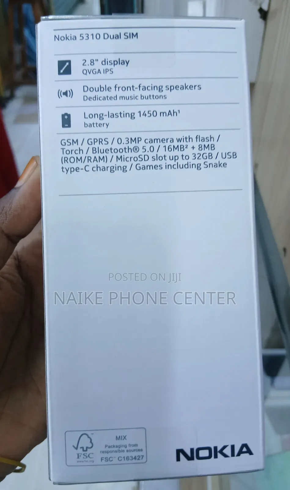 New Nokia 5310 XpressMusic White