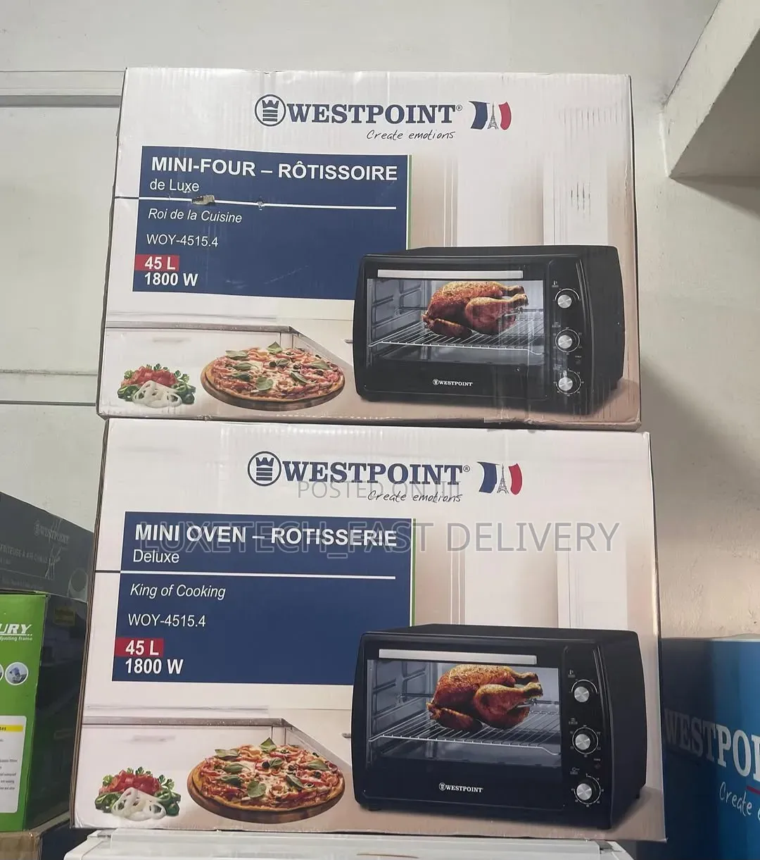 Westpoint 45-Liters Rotisserie Mini Oven