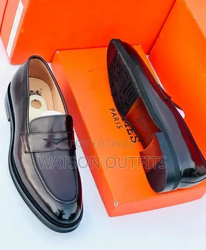 Men's Leather Shoes Anax Classically Branded Materials Original
