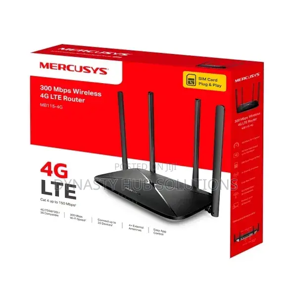 Mercursys Mb115- 4g Wireless Lte Router Ac1200