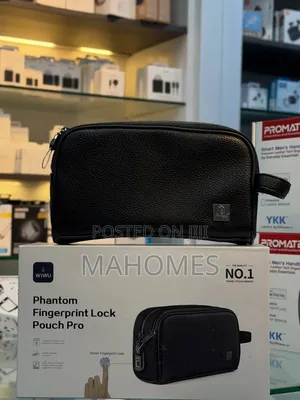 Wiwu Clutch Bag   Fingerprint Lock (Ultra Secure