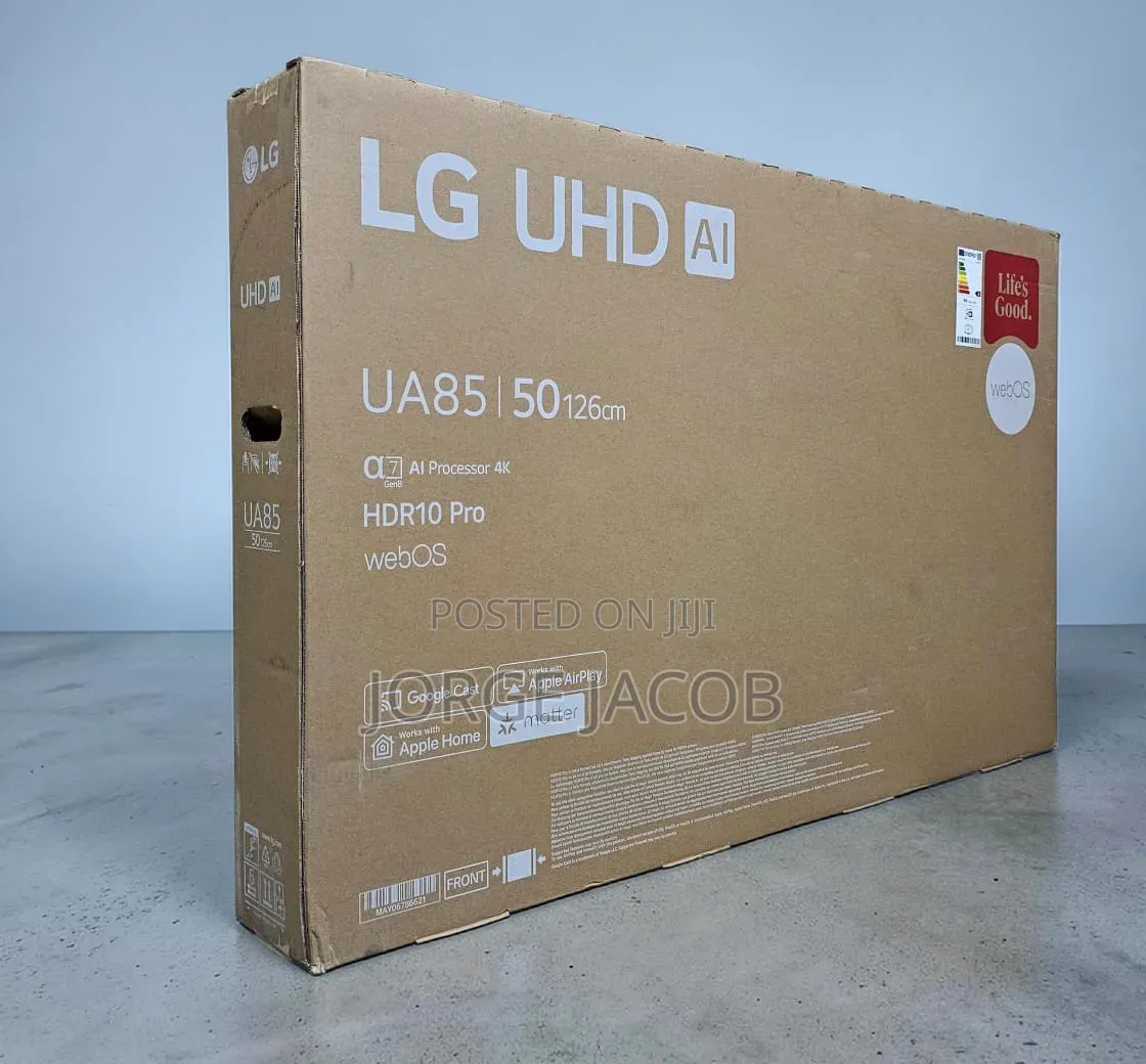 New Lg 50-Inch Ua85 Series Uhd Ai Smart Tv.