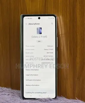 New Samsung Galaxy Z Fold 5 256 GB White
