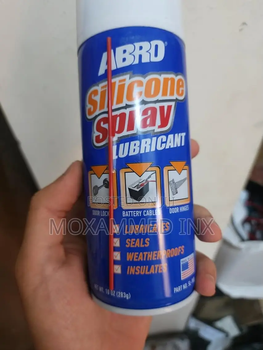 Abro Silicone Spray Lubricant 283-Gram (10 Oz)