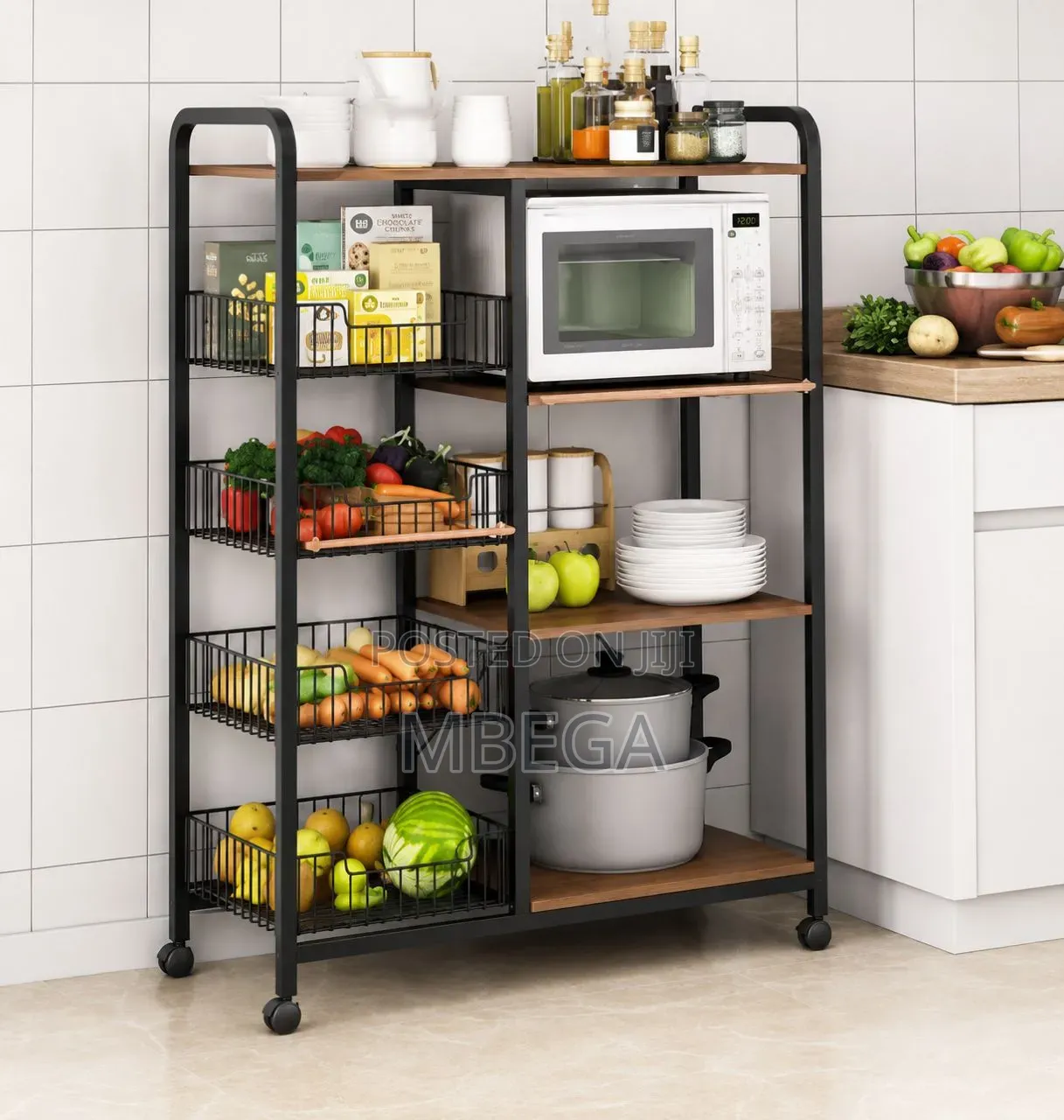 Kitchen Storage Rack 80*30*130cm