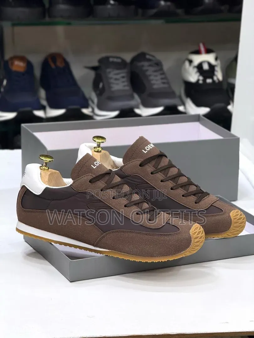 Men's Leather Shoes or Sneaker Footwears Completely Loewe Branded