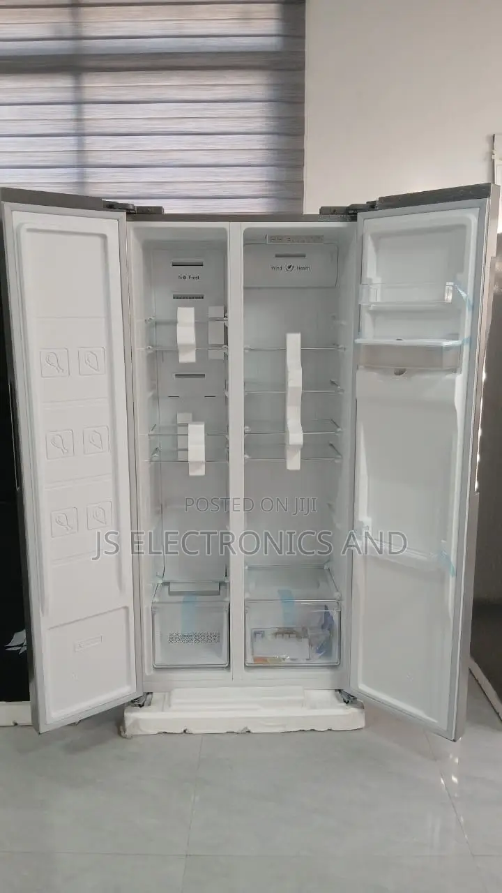 Adh Fridge Luxury Side by Side Liter 628 With Water Dispenser Large