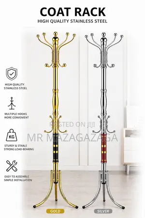 Stainless Steel Coats Hats Rack 30kg