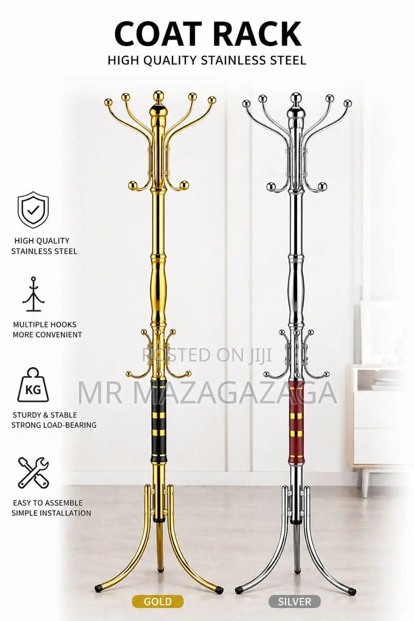 Stainless Steel Coats Hats Rack 30kg