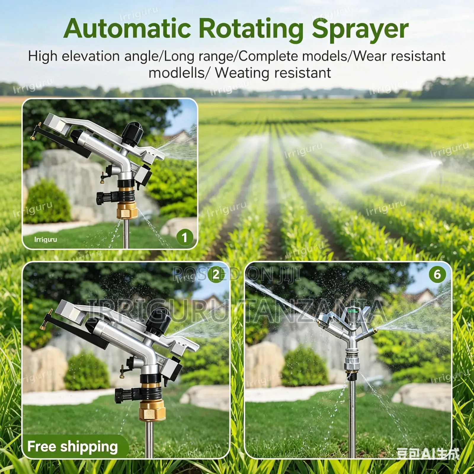 Aluminum Rain Sprayer