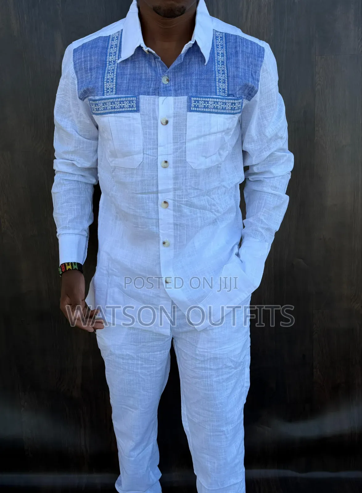 Men's Linen Materials Quality and Original Fulls Brand New
