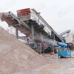 Tire Type Mobile Impact Crushing Plant for Quarry and Mining