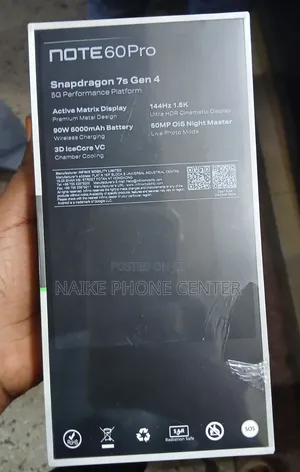 New Infinix Note 60 Pro 256 GB Blue