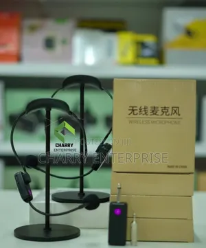 Professional Wireless Headset Microphones Double Set for Preaching Etc