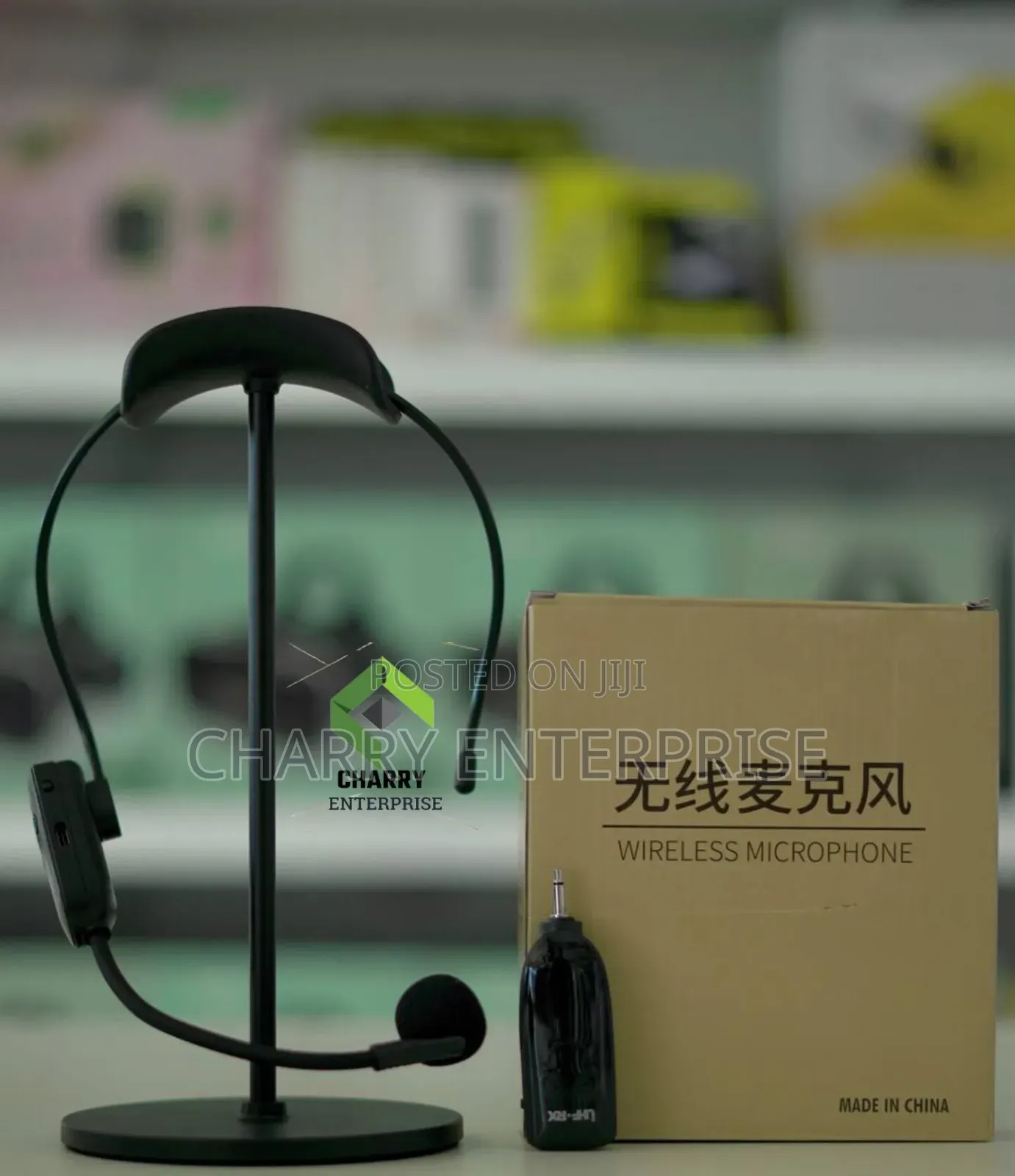 Professional Wireless Headset Microphones Single Set for Presentation