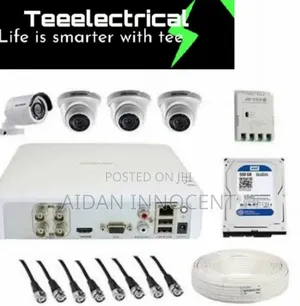 Hik CCTV Camera Full Set 4 Cameras