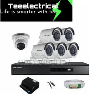 Hik Visi9n CCTV 6 Camera Full Set