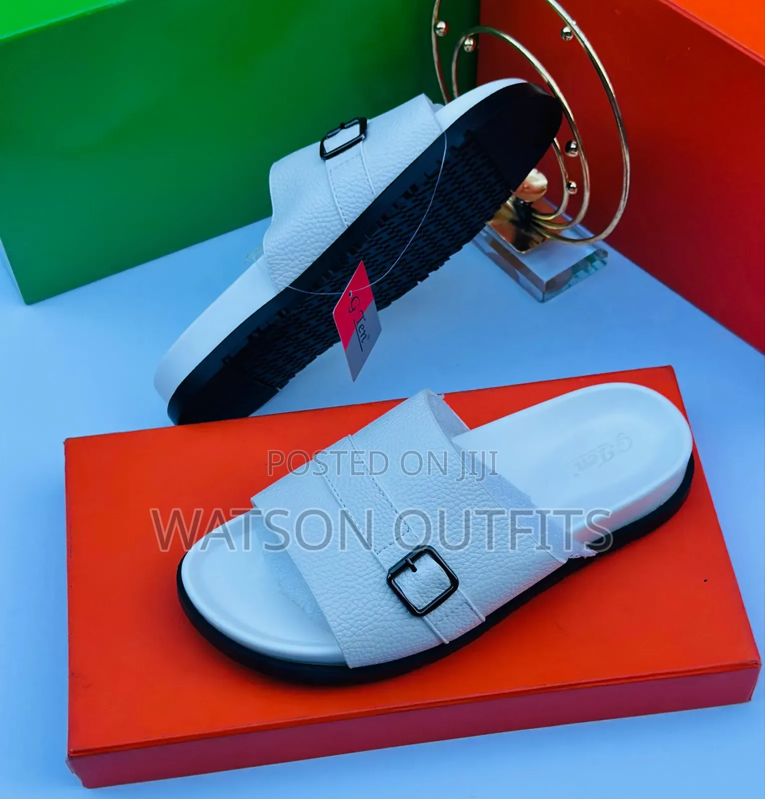 Men's Leather Shoes or Sandals G-Ten or Hermes Well Branded Very Org
