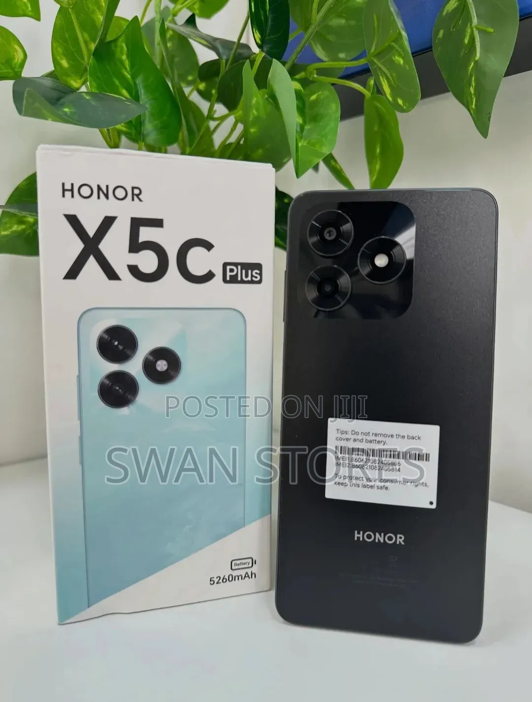 New Honor X5c Plus 128 GB Black