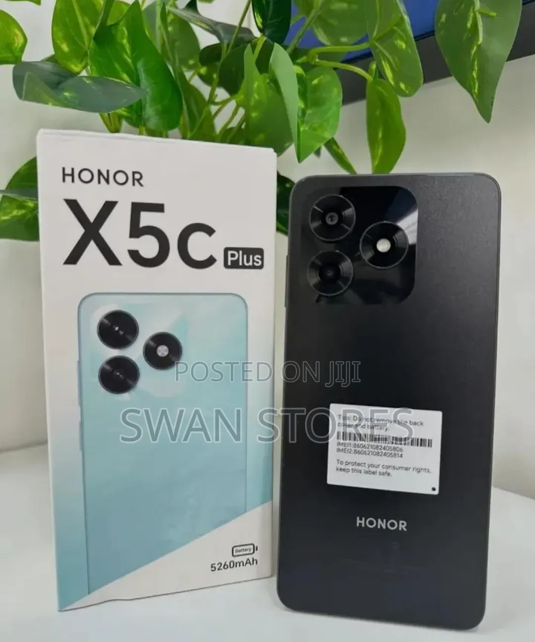 New Honor X5c Plus 128 GB Black