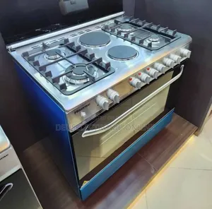 Hisense Cooker4 Gas Burners, 2 Electric Stovetops, 109l, Size: 60x90