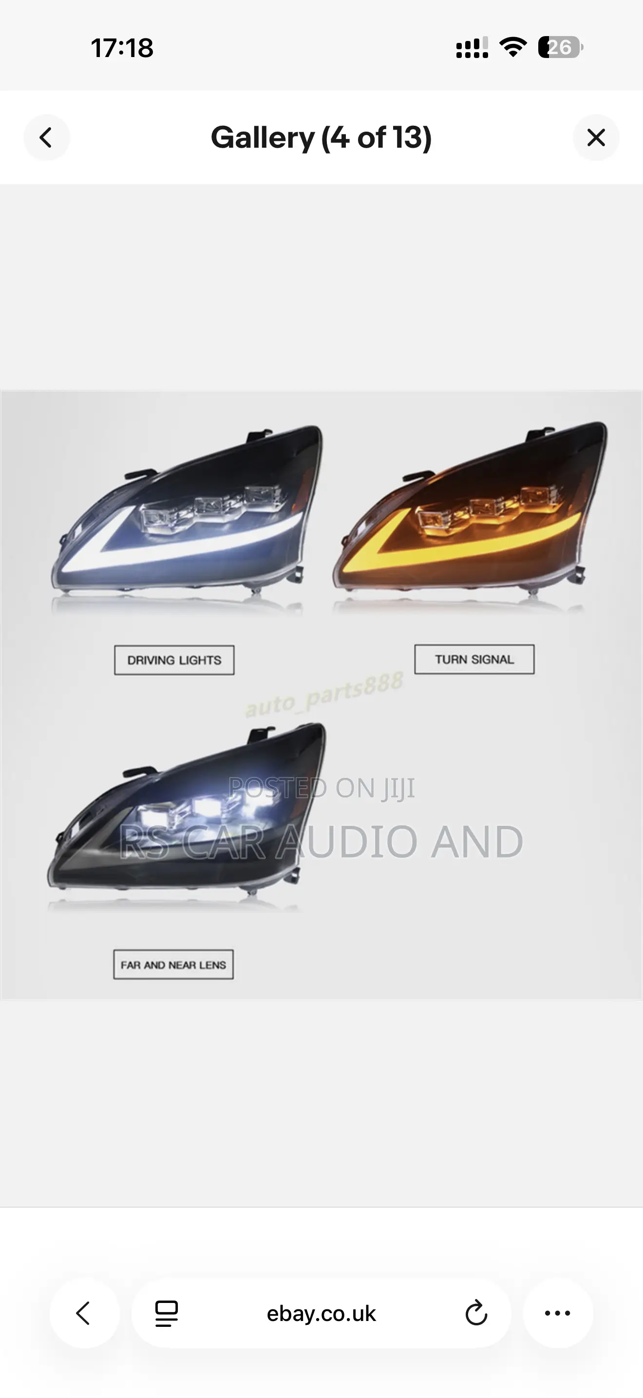 Toyota Harrier Headlights