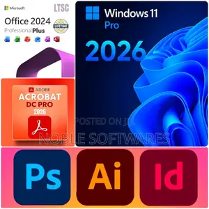 Windows 11 Pro + Microsoft Office 2024 + Adobe Design Packages