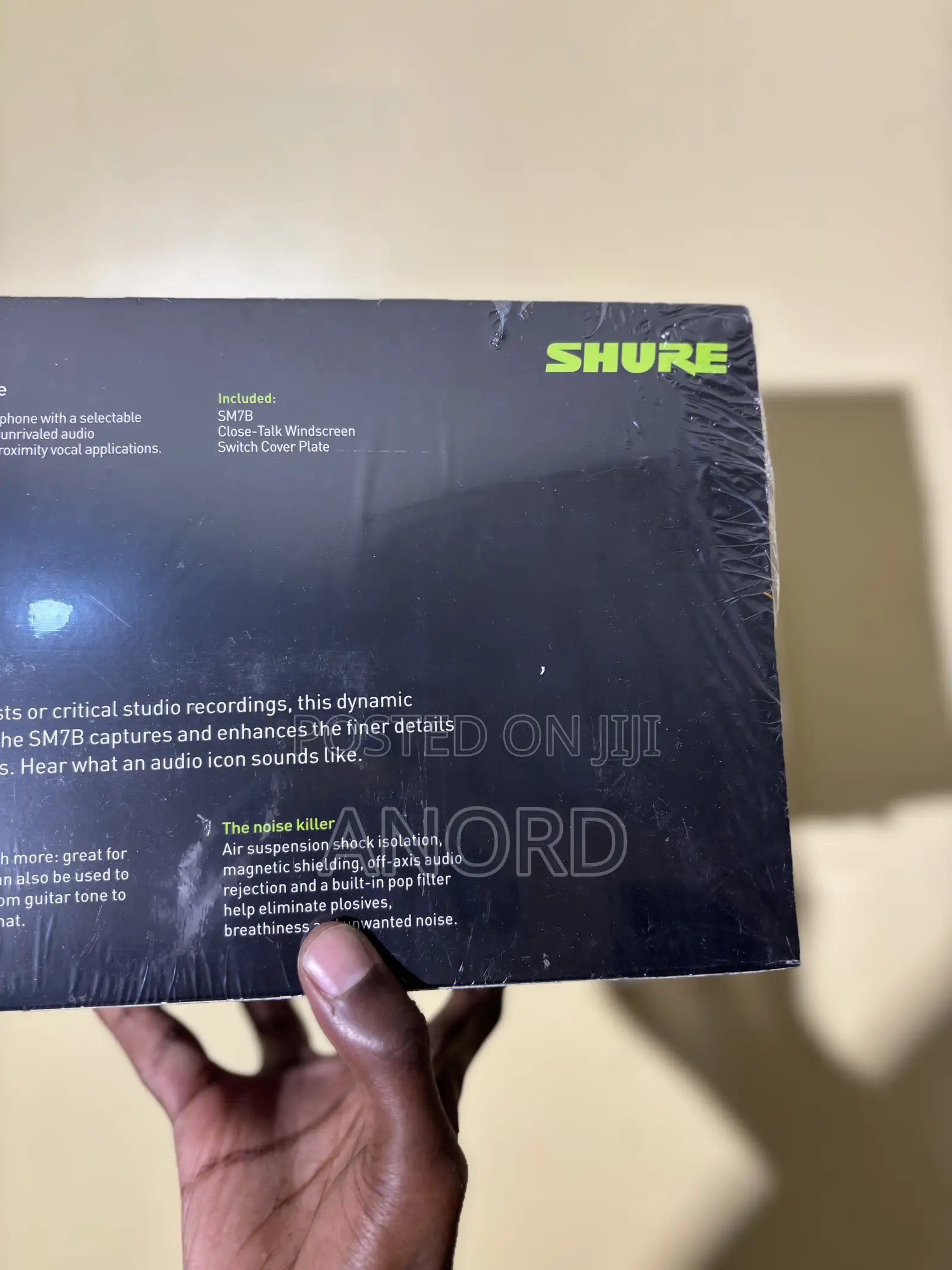 Shure Sm7b Vocal Dynamic Microphone –Podcast, Recording Streaming