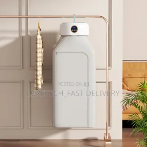 Portable Foldable Clothes Dryer With A Hanging Garment Bag