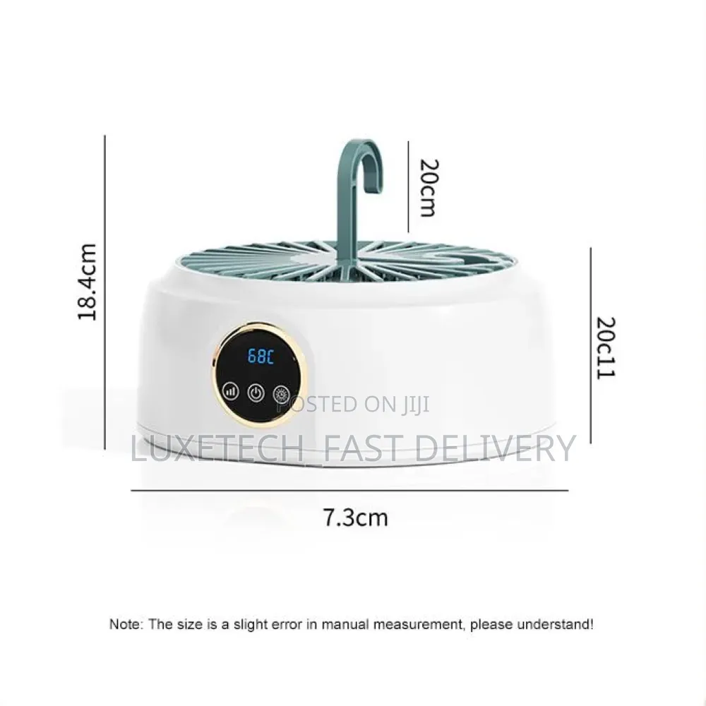 Portable Foldable Clothes Dryer With A Hanging Garment Bag