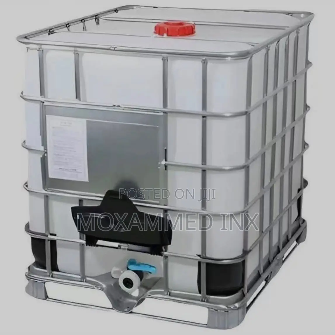 1000-Liter Steel Cage Water Tank