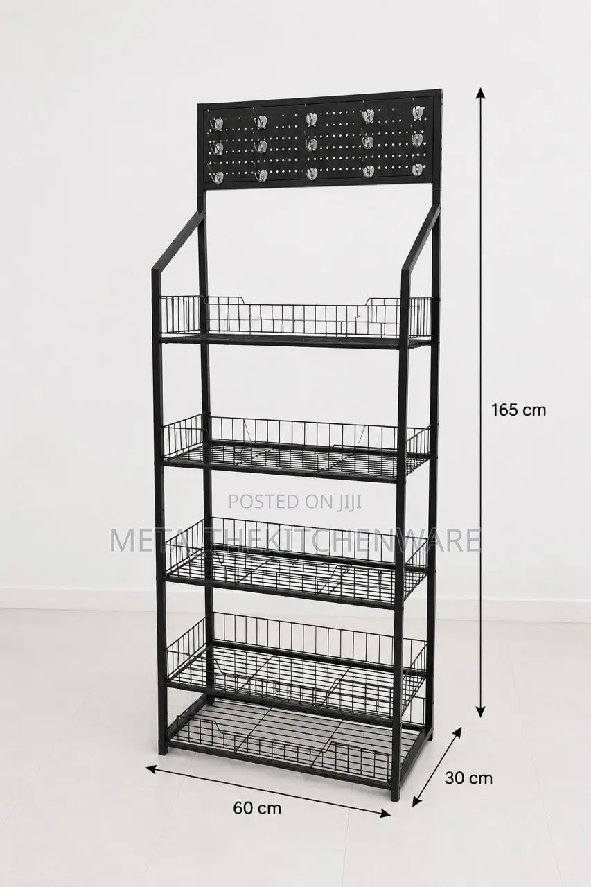 5-tier Retail Display Rack
