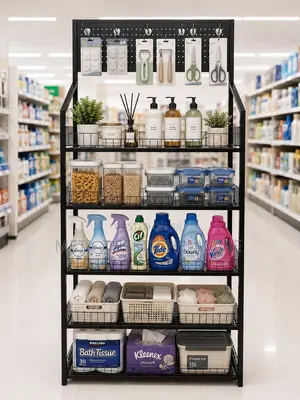 5-tier Retail Display Rack