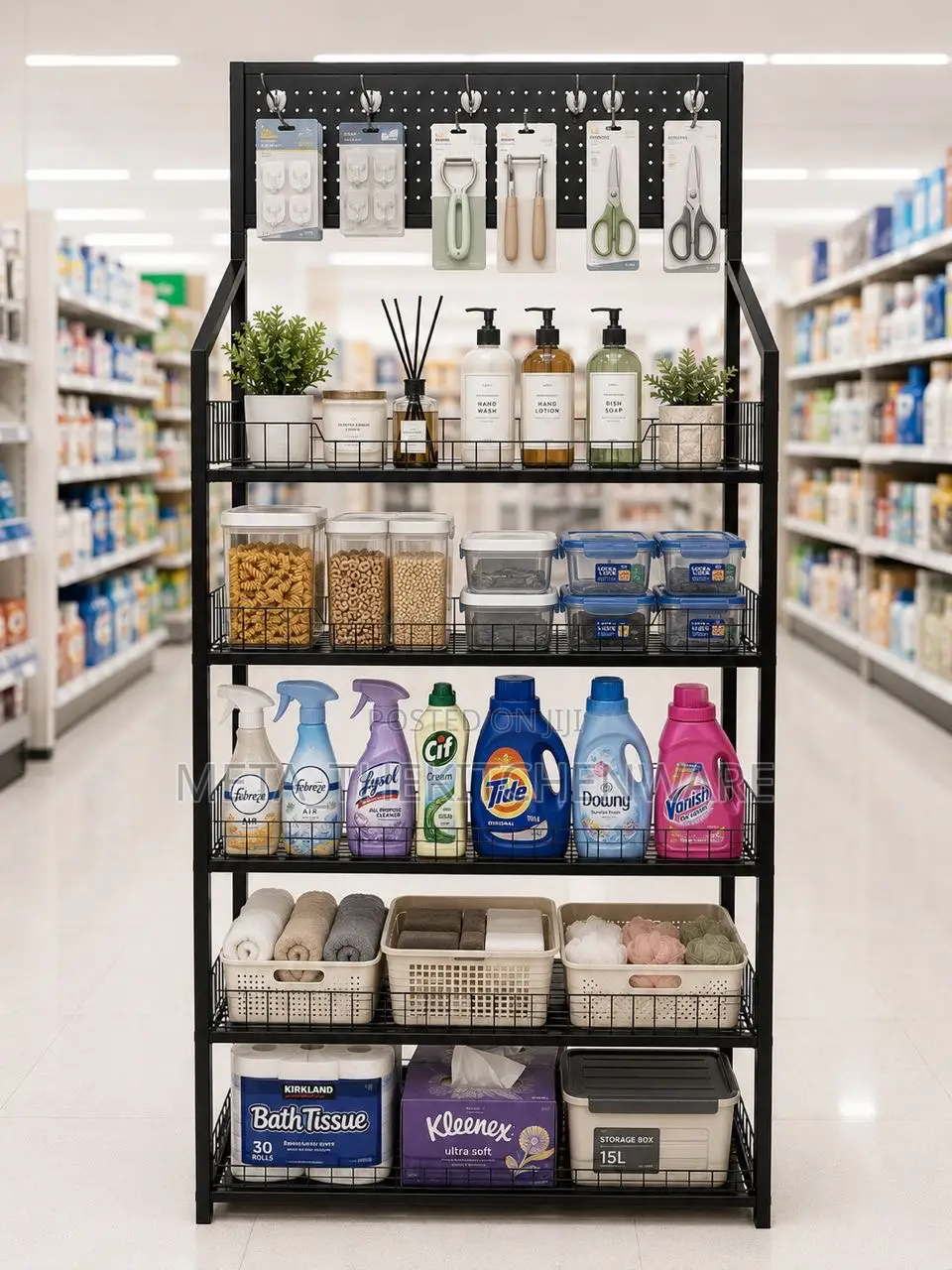 5-tier Retail Display Rack