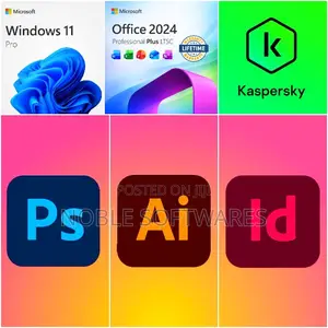 Windows 11 Pro 2026 + Microsoft Office 2024 + Kaspersky + Adobe Pack