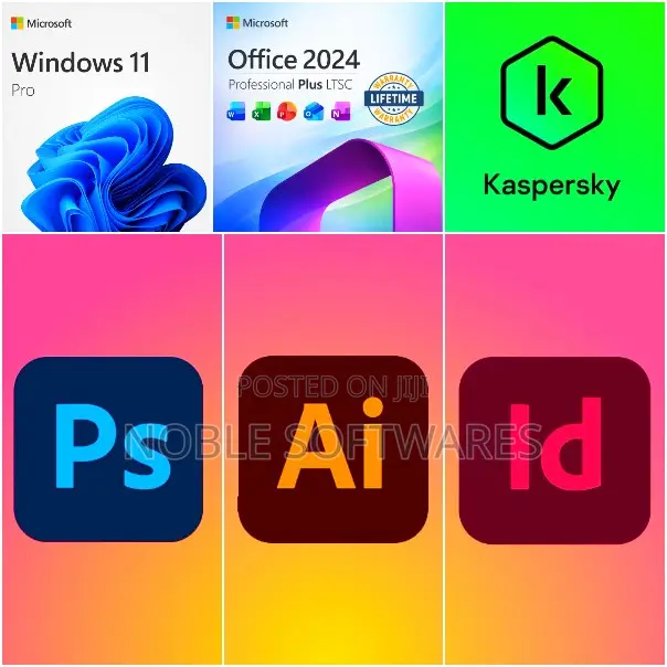 Windows 11 Pro 2026 + Microsoft Office 2024 + Kaspersky + Adobe Pack
