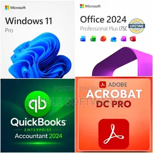 Windows 11 Pro + Microsoft Office 2024 + Quickbooks Accountant 2024