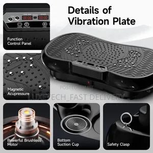 High Power Vibration Plate Exercise Machine With Magnetic Acupressure