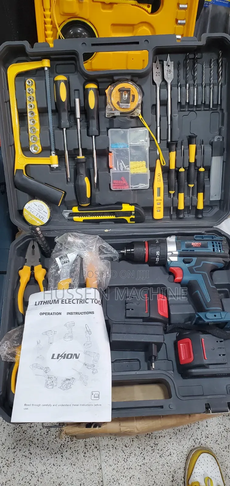 Cordless Drill Ful Set Boss Brand New