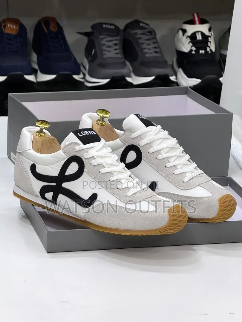 Men's Leather Shoes or Sneaker Footwears Loewe Smartly Branded