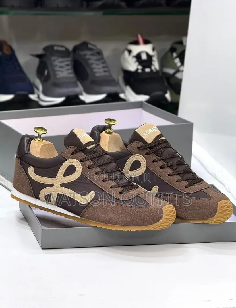 Men's Leather Shoes or Sneaker Footwears Loewe Smartly Branded