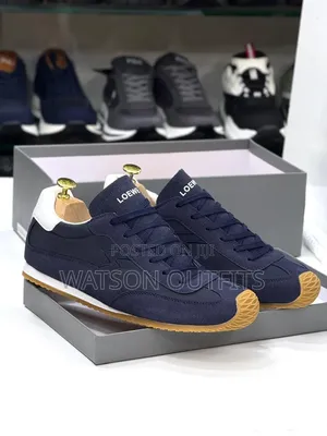 Men's Leather Shoes or Sneaker Footwears Loewe Smartly Branded