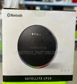Satellite Lp19 Circular Portable Bluetooth Speaker