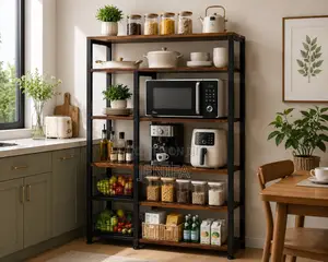 Modern Kitchen Storage Cupboard 80x30x150cm