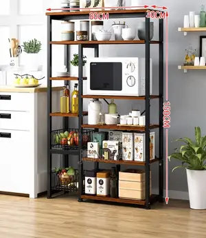 Modern Kitchen Storage Cupboard 80x30x150cm