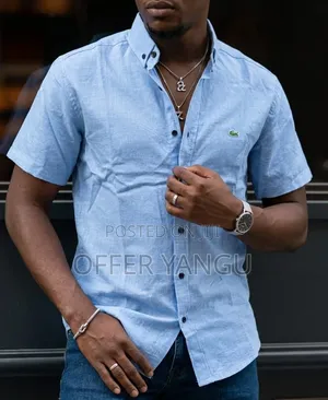 Men Lacoste Shirts (Mikono Mifupi)
