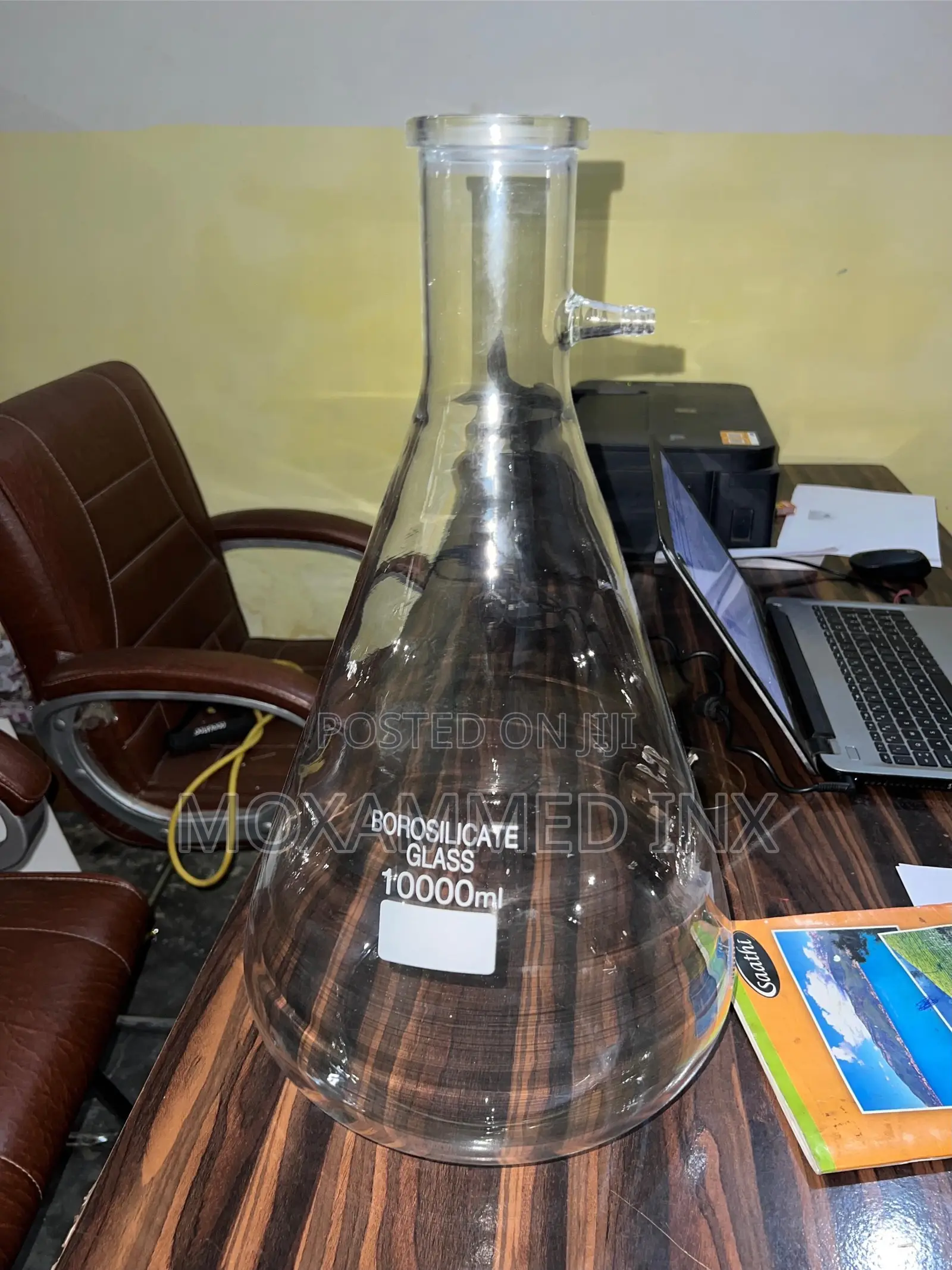 1000ml Griffchem Borosilicate 3.3 Laboratory Filtering Flask