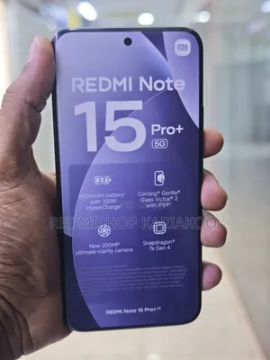 New Xiaomi Redmi Note 15 Pro+ 256 GB Black